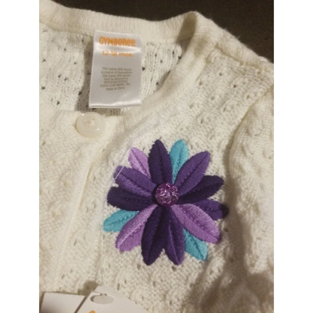Cardigan gymboree‎ winter peacock 12 18 months nwt